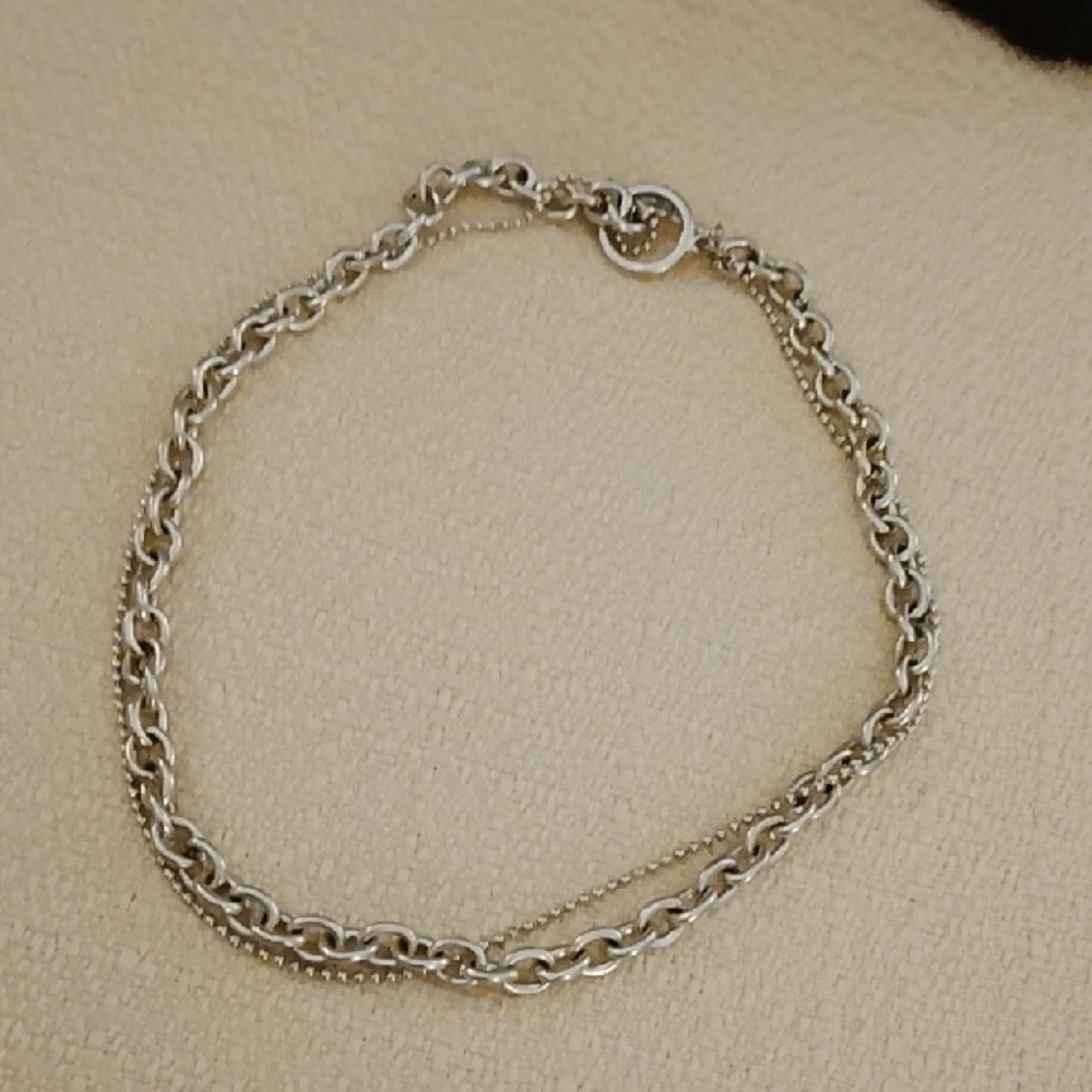 Elegant Silver Chain Choker